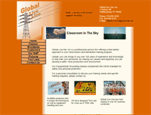 Tablet Screenshot of globalliveline.com